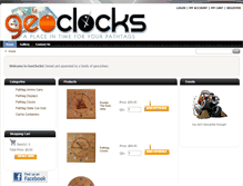 Tablet Screenshot of geoclocks-com.web33.winsvr.net